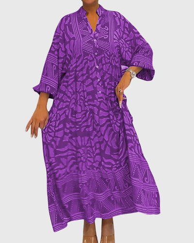 Savannah™ - Maxi Dress With Elegant Print