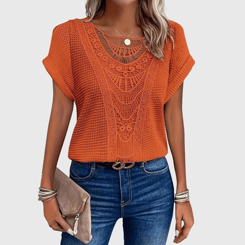 Lena™ - Elegant Ibiza Style Blouse