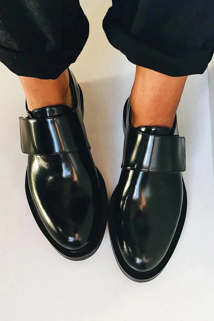 Susani | Polished Strap Loafers