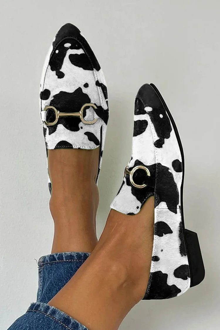 Rapunzel | Printed Loafer With Buckle