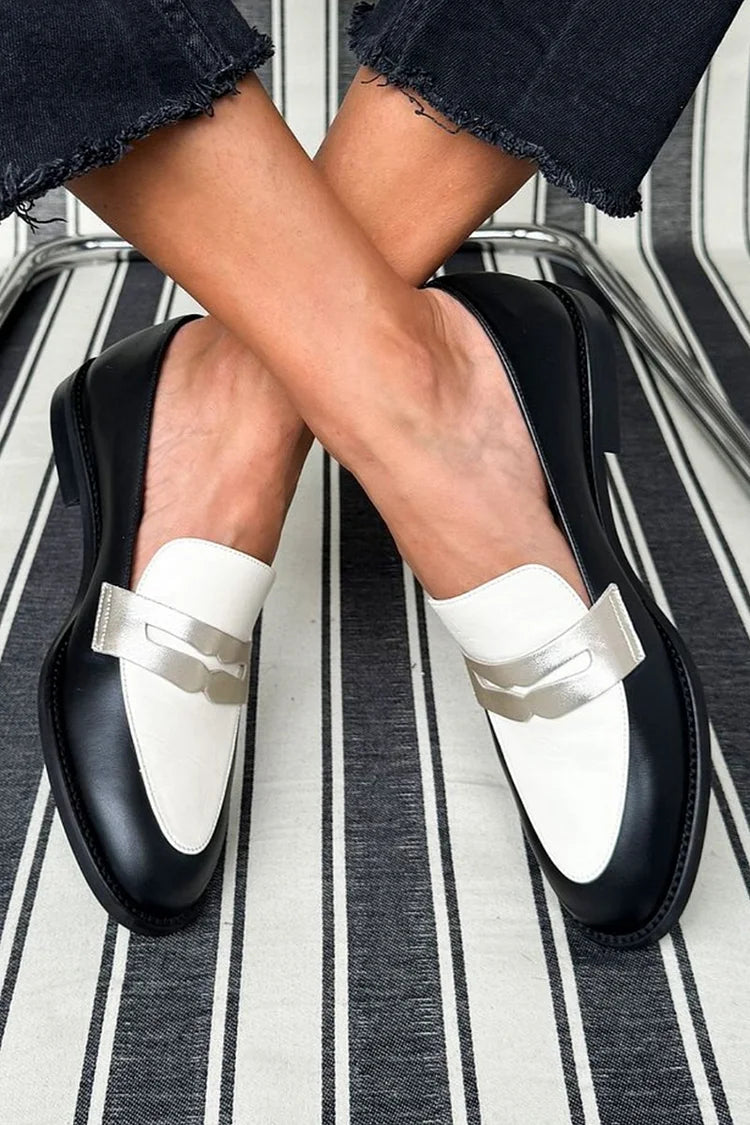 Alphine | Monochrome Classic Loafers
