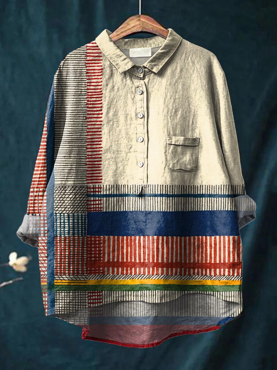 Rhode | Artistic Stripes Shirt