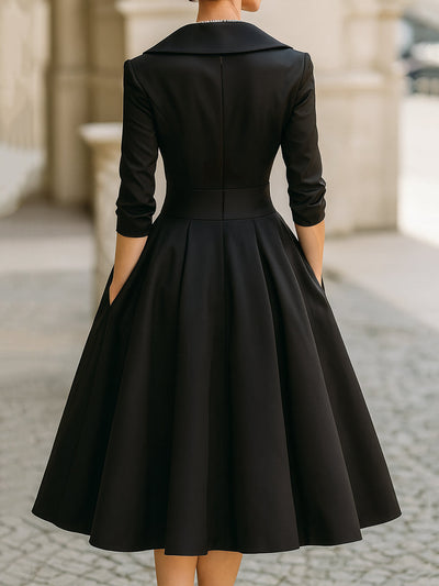 Abygail | Midi Satin Dress