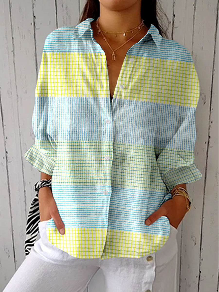 Francisca | Grid Blouse