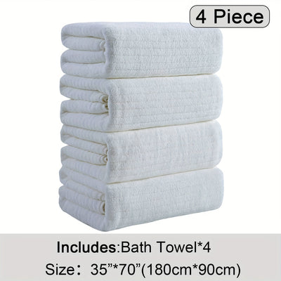4 Pieces Soft Bath Towels