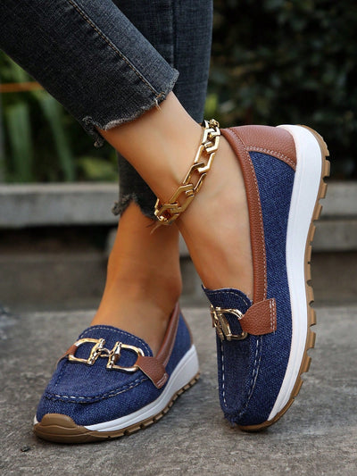 Melissa | Flat Buckle Loafers