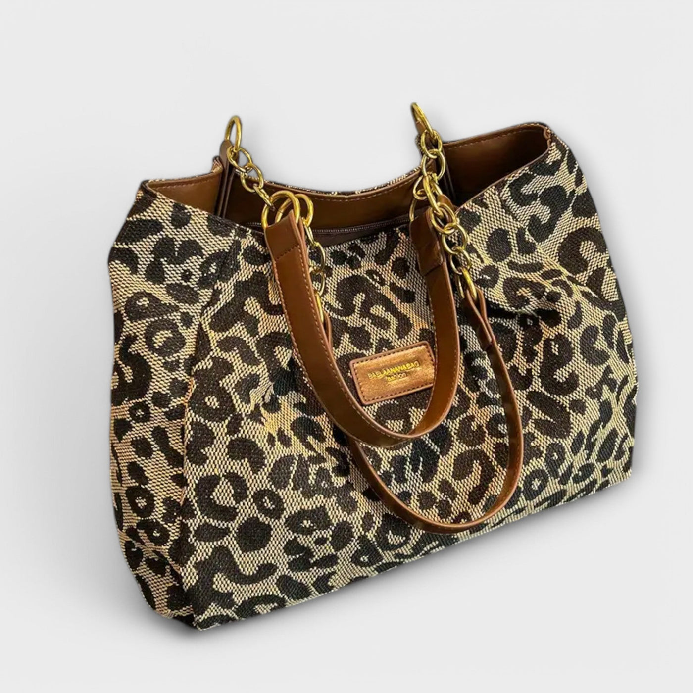 Serene | Leopard Canvas Tote