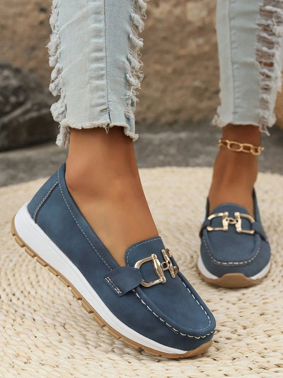 Melissa | Flat Buckle Loafers