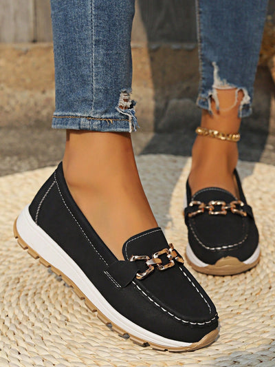 Melissa | Flat Buckle Loafers