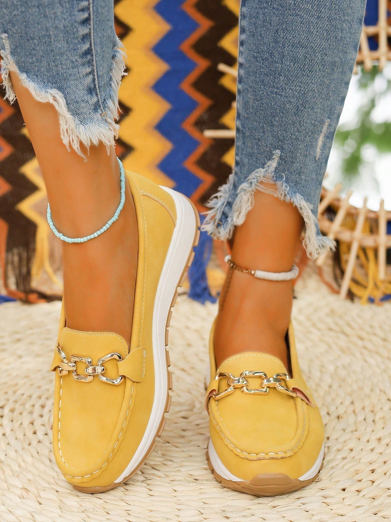 Melissa | Flat Buckle Loafers