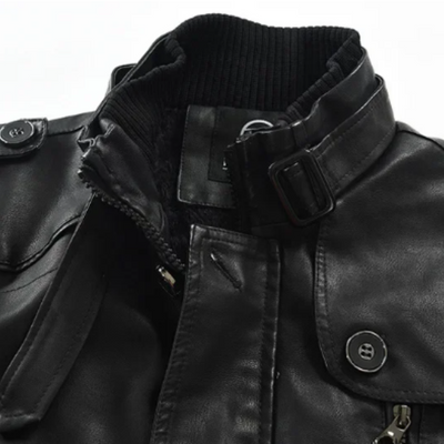 Jack | Long Leather Biker Jacket