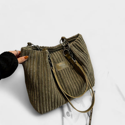 Mercy | Soft Cord Shoulder Bag