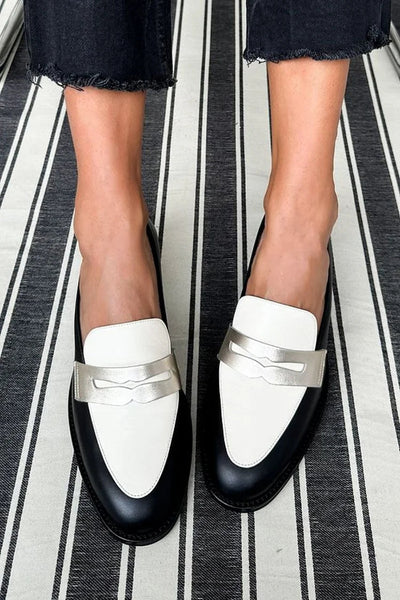 Alphine | Monochrome Classic Loafers