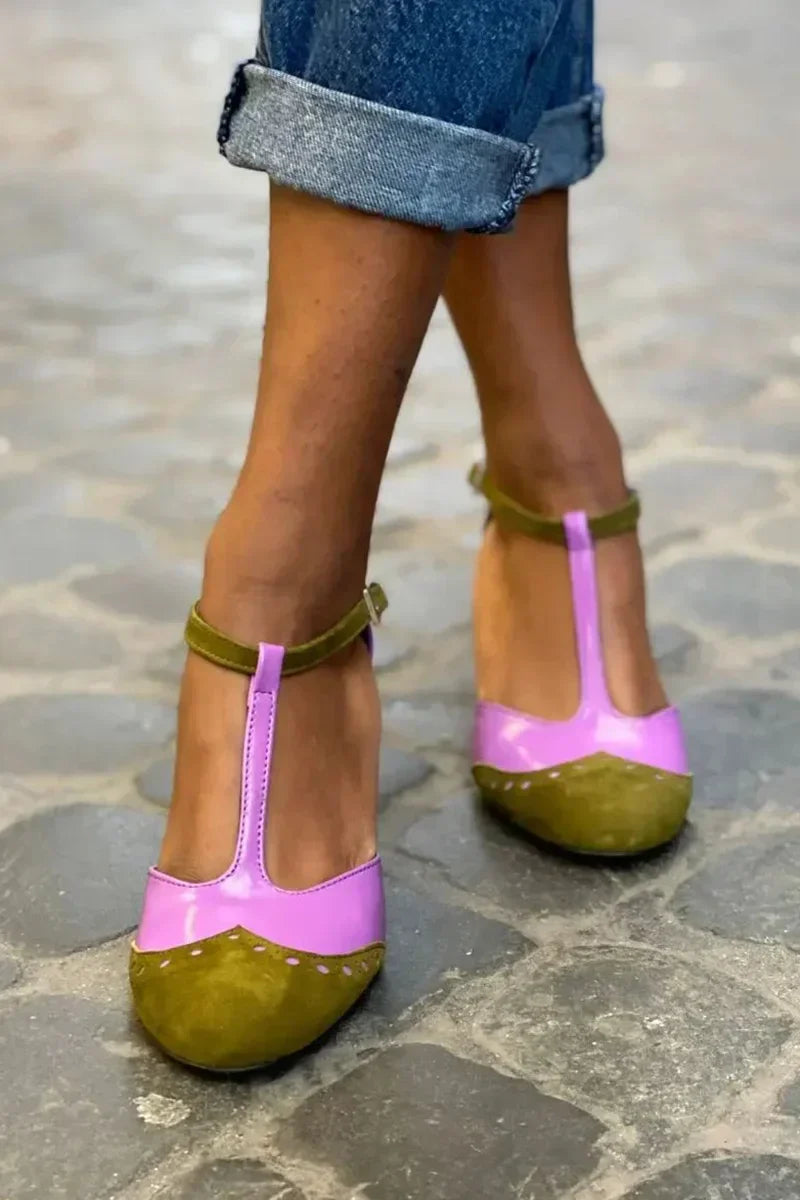 Tura | Closed Sandal With T-Bar Strap