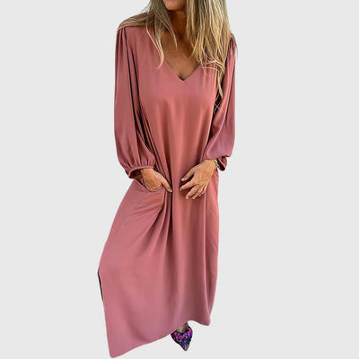 Olivia™ - Long Boho Dress with Pockets
