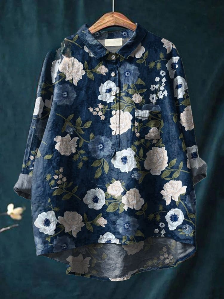 Brita | Elegant Floral Shirt