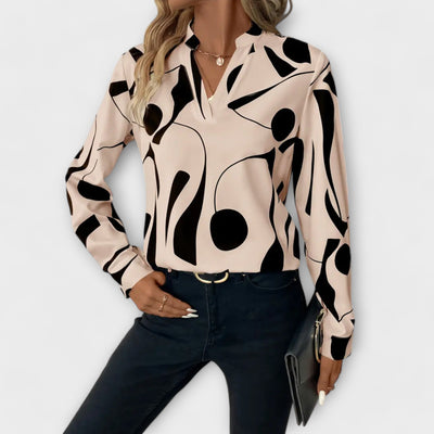 Leila™ - Elegant Blouse With Design