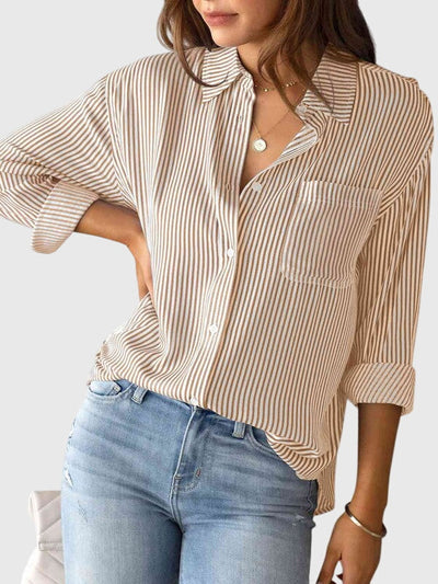 Brianna™ - Collared Neck Shirt