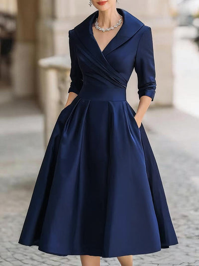 Abygail | Midi Satin Dress