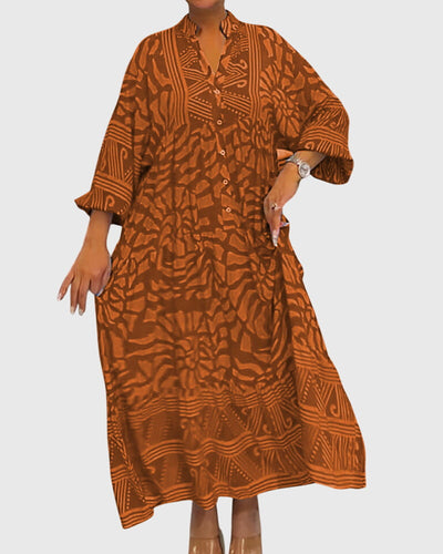 Savannah™ - Maxi Dress With Elegant Print