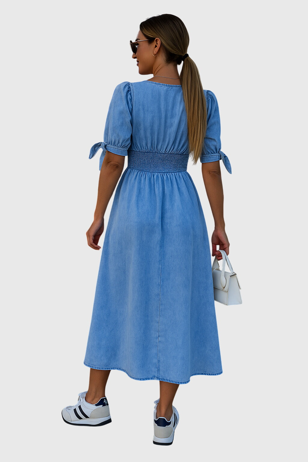 Isabella™ - Elegant Denim Dress