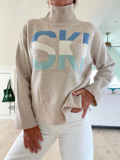 Allison | Stylish Cashmere Ski Sweater in Retro Style