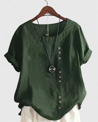 Diana™ - Comfortable Short Sleeve Blouse