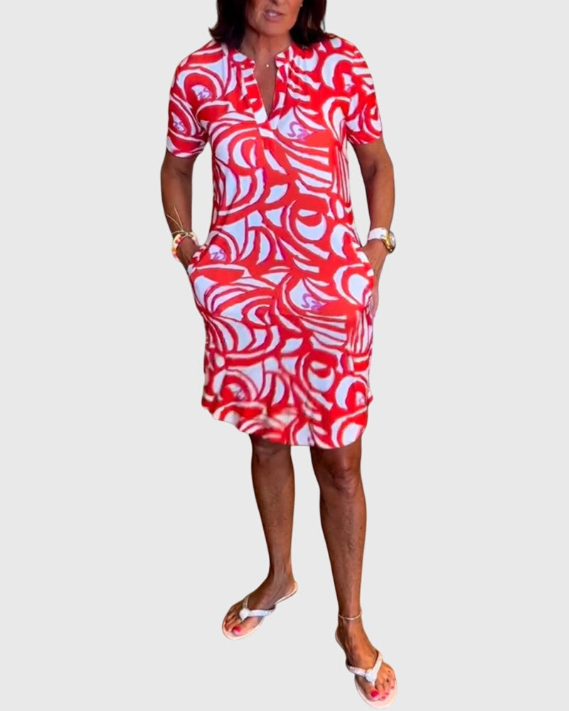 Mika™ - Flattering Avenue Walk Dress