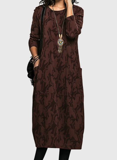 Eliza™ - Casual Round-Neck Dress