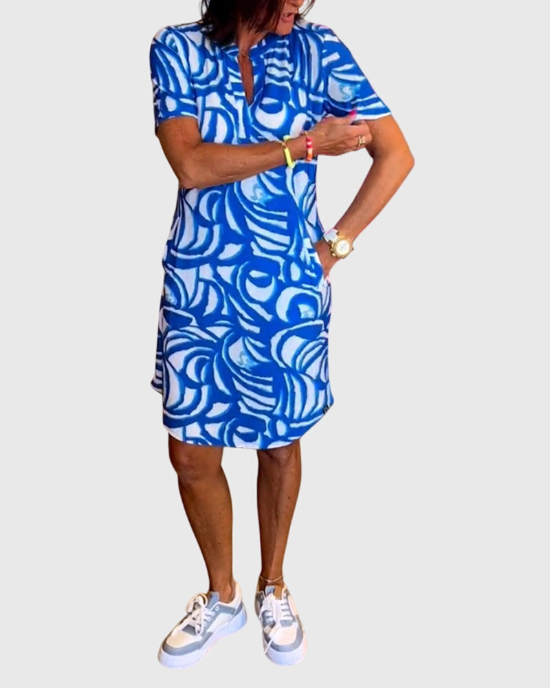 Mika™ - Flattering Avenue Walk Dress