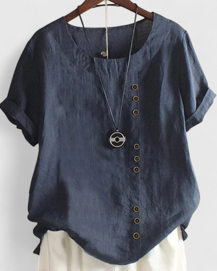 Diana™ - Comfortable Short Sleeve Blouse