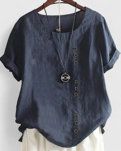 Diana™ - Comfortable Short Sleeve Blouse