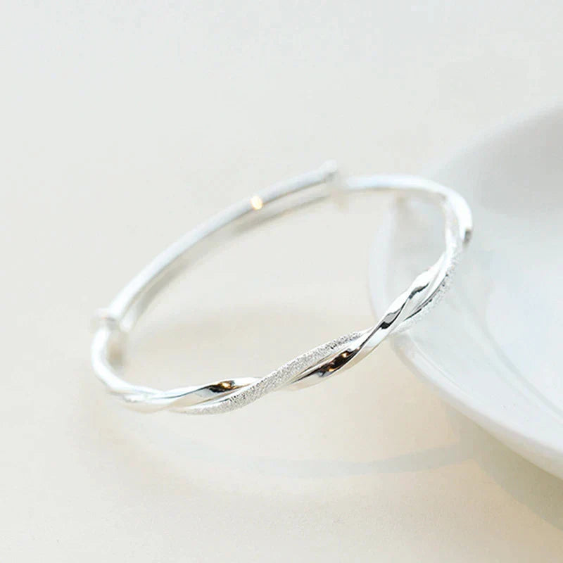 Pimcy | Braided Silver Bracelet
