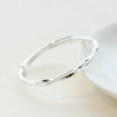 Pimcy | Braided Silver Bracelet