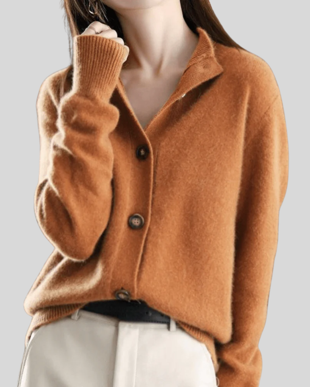 Marion | Retro-Style Cashmere Cardigan