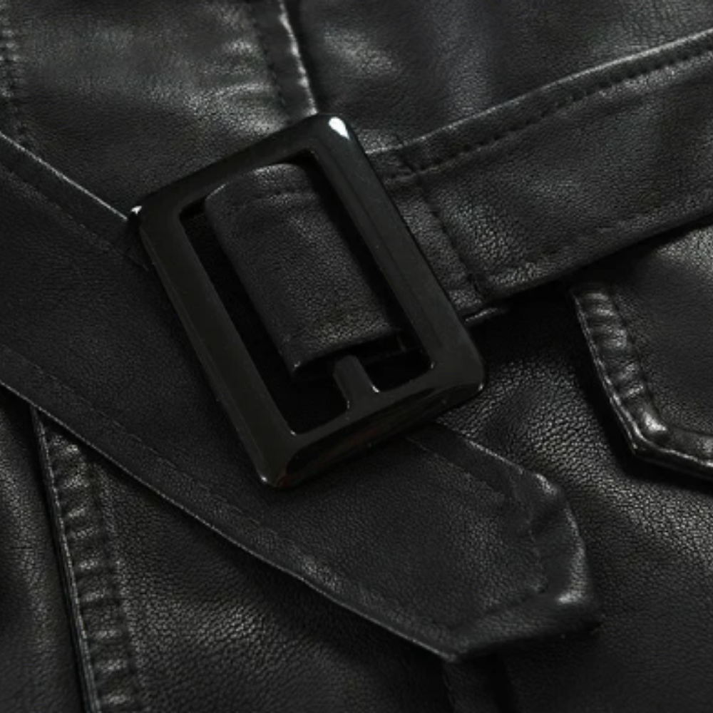 Jack | Long Leather Biker Jacket