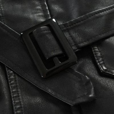 Jack | Long Leather Biker Jacket