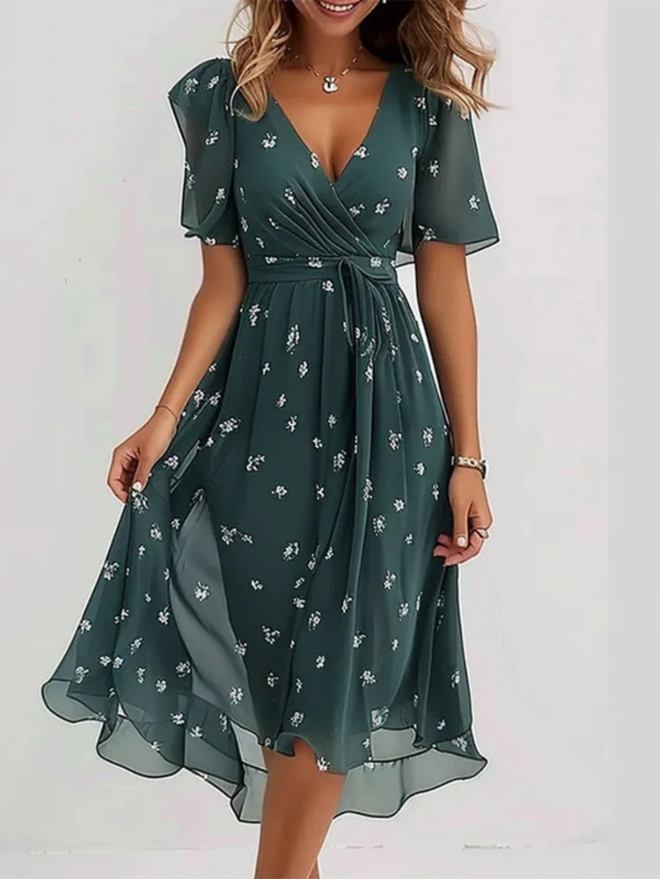Luna™ - Summer Dress With Belly Cover