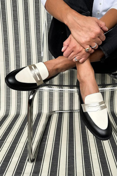 Alphine | Monochrome Classic Loafers