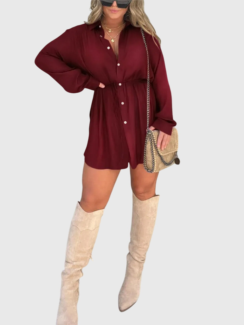 Elry™ - Elegant Romper Dress