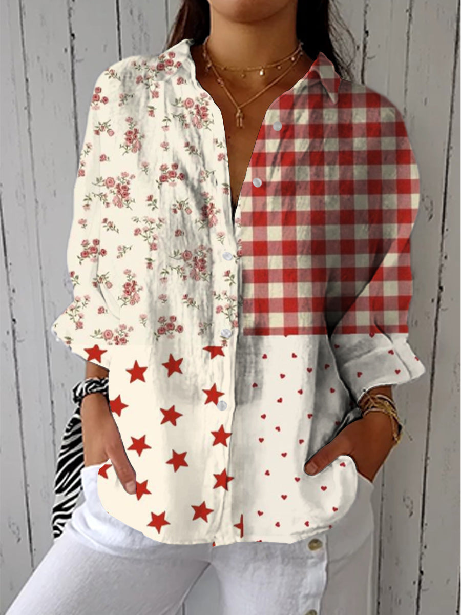 Moa | Patchwork Blouse