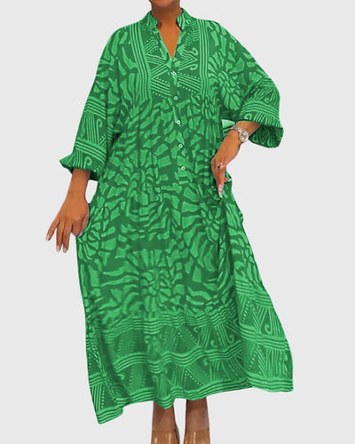 Savannah™ - Maxi Dress With Elegant Print