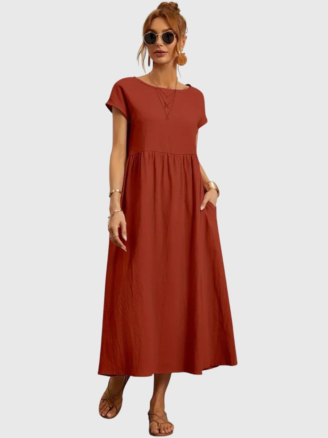 Allison™ - Casual Pocket Dress