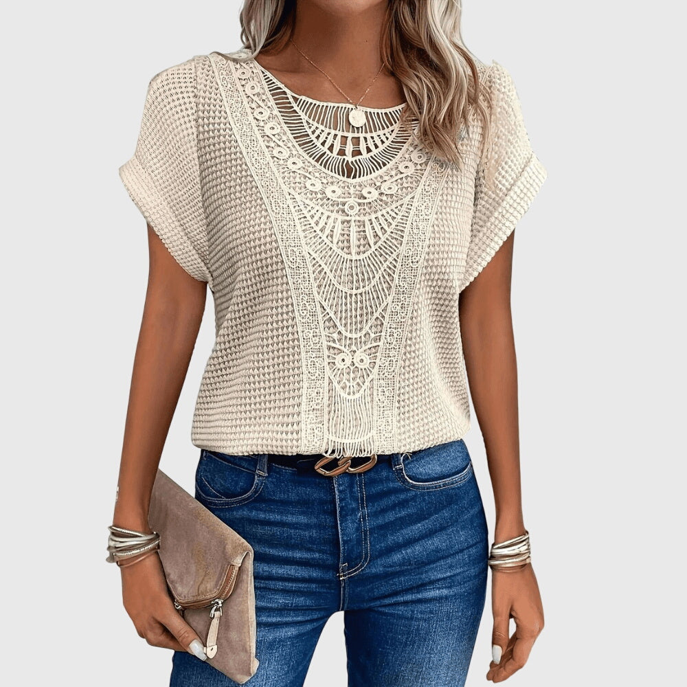 Lena™ - Elegant Ibiza Style Blouse