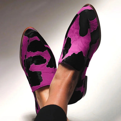 Layka| Animal-Print Loafers