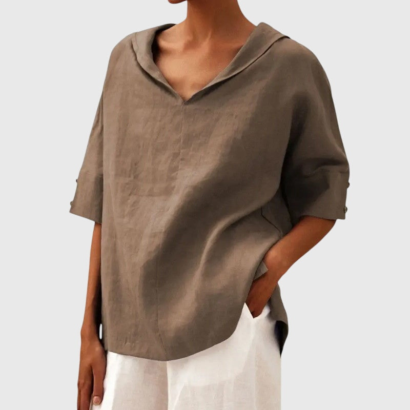 Harlow™ - Blouse - Brown