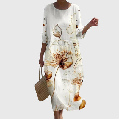 Ruth™ - Stylish Floral Maxi Dress