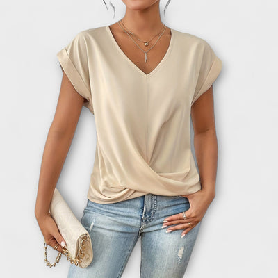Vanessa™ - Elegant V-neck Top