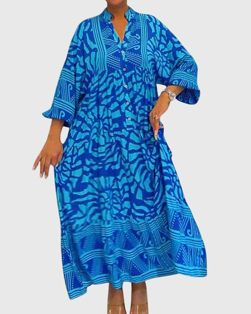 Savannah™ - Maxi Dress With Elegant Print