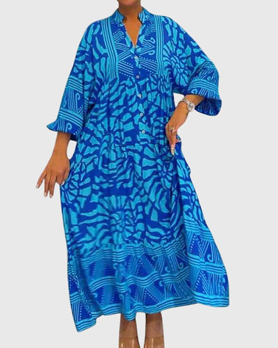 Savannah™ - Maxi Dress With Elegant Print
